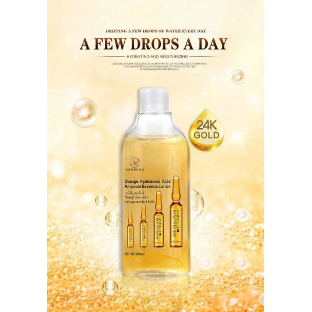 VANEKAA orange hyaluronic acid ampoule essence lotion Shopee Malaysia