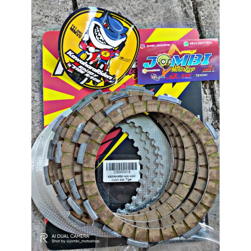 Clutch lining with Kawahara Tiger, Verza, Megapro, cb150 plate - Tiger Kawahara clutch lining