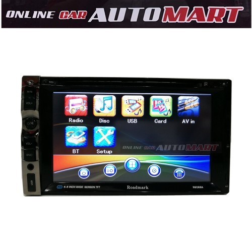 ROADMARK F6069A 6.2'' 2 Din Double Din DVD/VCD/MP4/USB/SD/BLUETOOTH Monitor