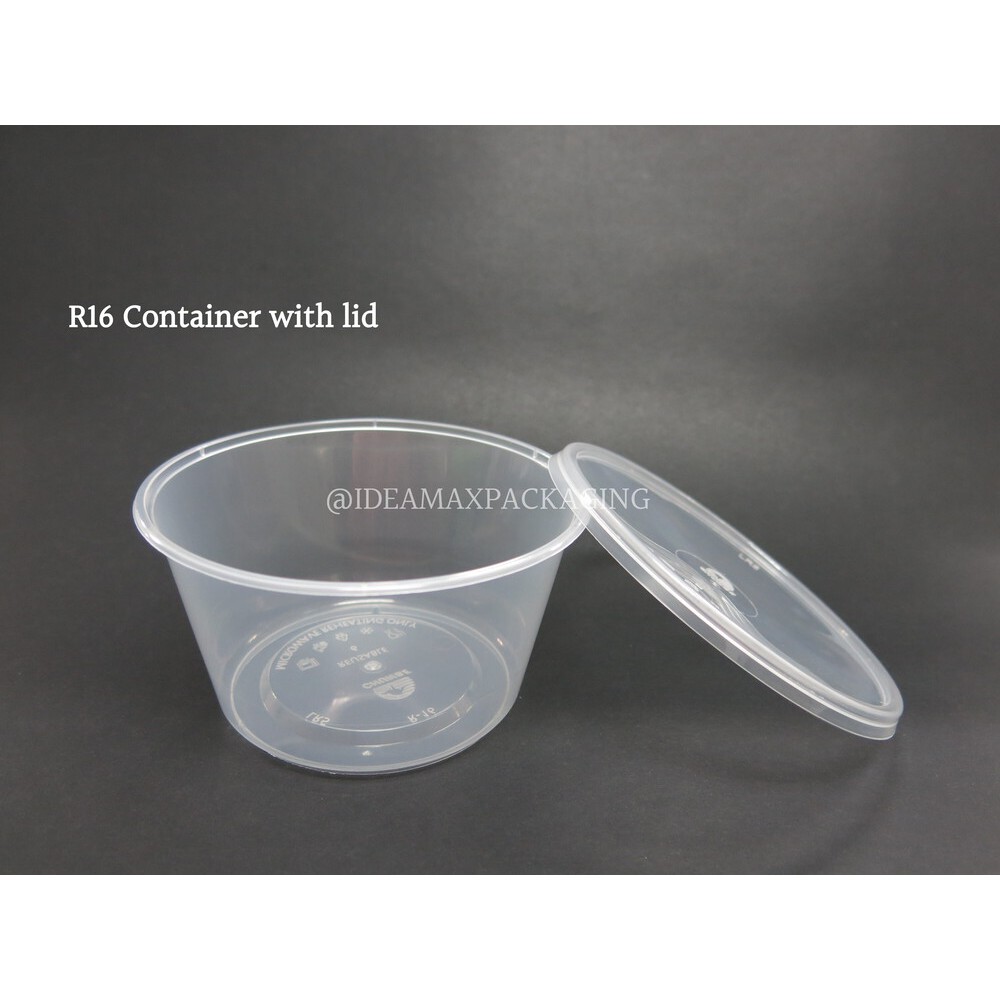 Cb Ware R250 R12 R Chunbe Round Microwave Food Container With Lid Tupperware Shopee Malaysia