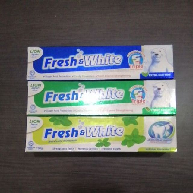 lion fresh and white toothpaste