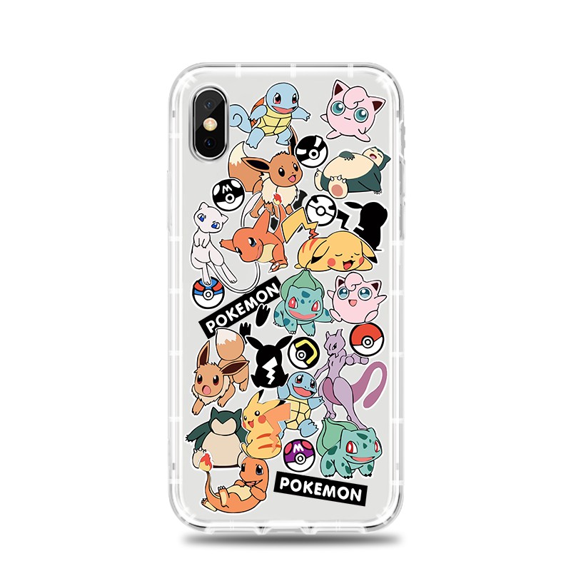 Pokemon Pattern Casing Soft Phone Case Iphone 6 6s 7 8 6splus 7plus Xs Xr Xsmax Cartoon Back Cover Shopee Malaysia