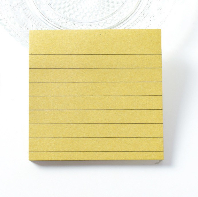 SKM Sticky Note Memo Pad With Printed Lines Multicolour