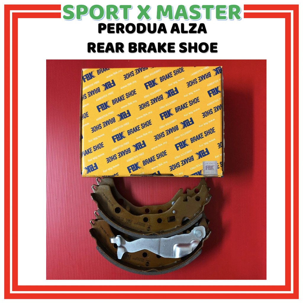 [FBK] PERODUA ALZA REAR BRAKE SHOE (FK2389A) Shopee Malaysia
