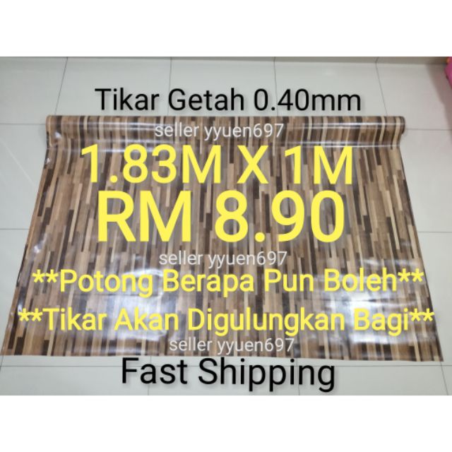 Tikar Getah Quality,buatan Thailand,tebal 0.40mm,1.83M X ...