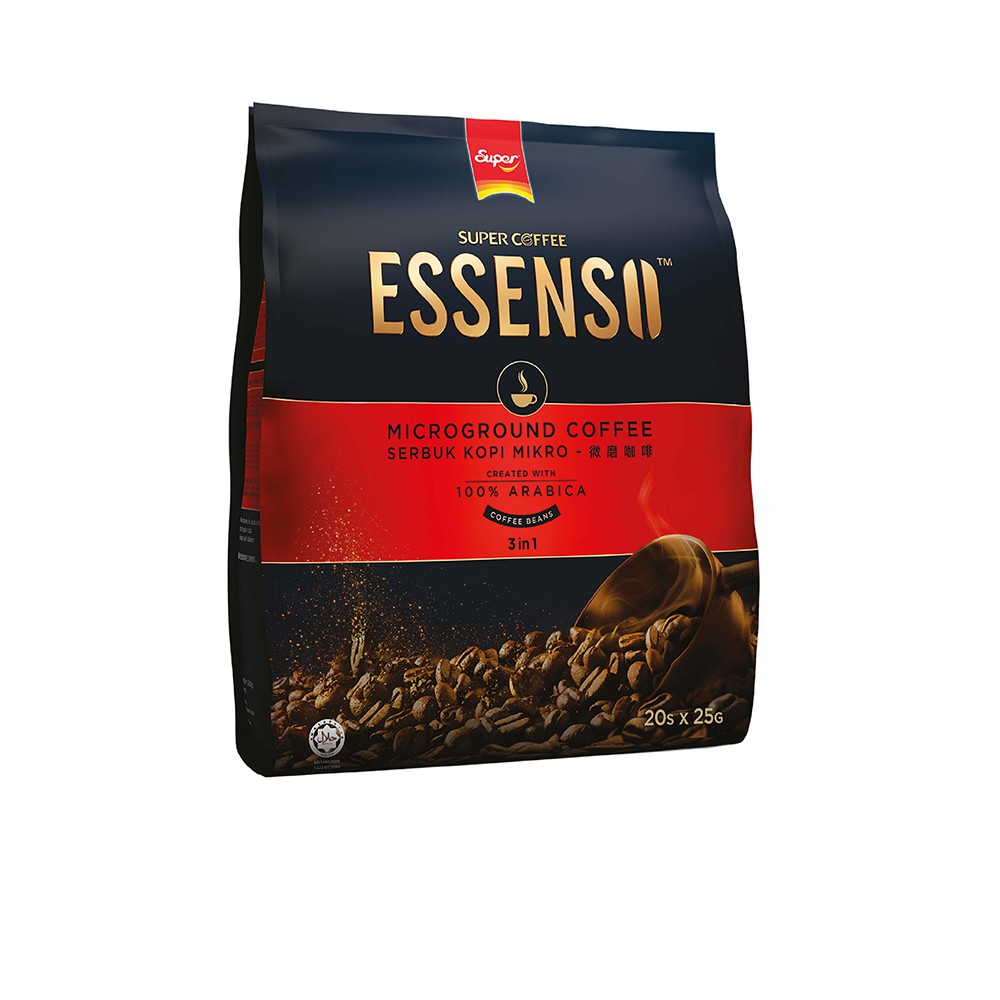 SUPER ESSENSO MicroGround Coffee 3in1 25g x 20 Sticks pack (Exp 06/