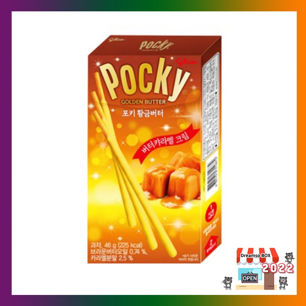 Haitai Glico Pockygolden Butter Original Thin Blueberry Strawberry