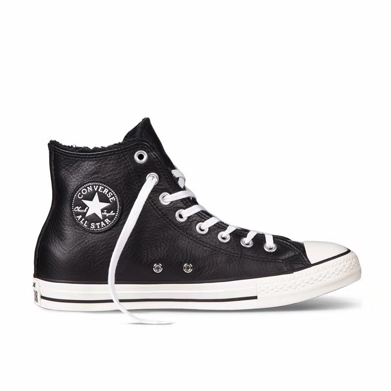 converse hi cut leather