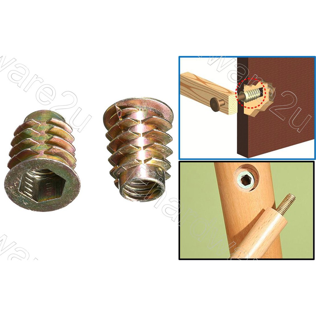FURNITURE DNUT WOOD INSERT NUT (DWIN) Shopee Malaysia