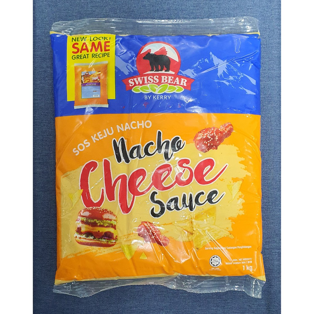 Expiry 10 Feb 22 New Swiss Bear Nacho Cheese Sauce Sos Keju 1kg Halal