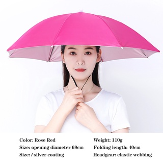 Fishing Umbrella Hat light camping hiking and other outdoor Hat Foldable