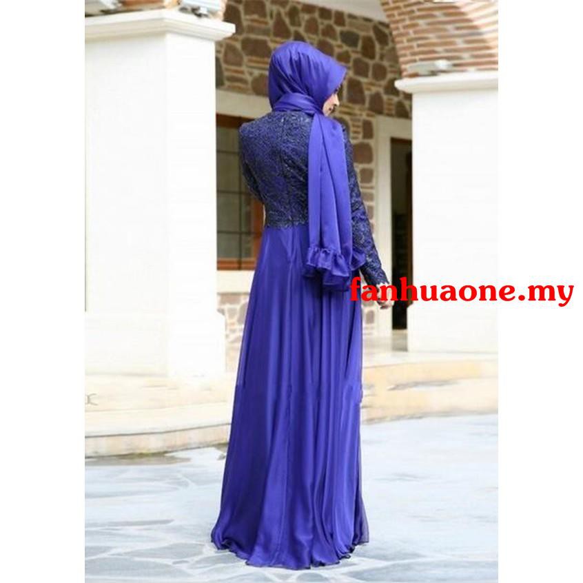 fesyen dress muslimah untuk dinner