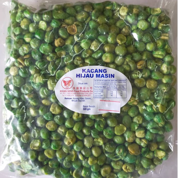  Cap Kupu  Kupu  Peanut Kacang Hijau Masin 500GM Shopee 