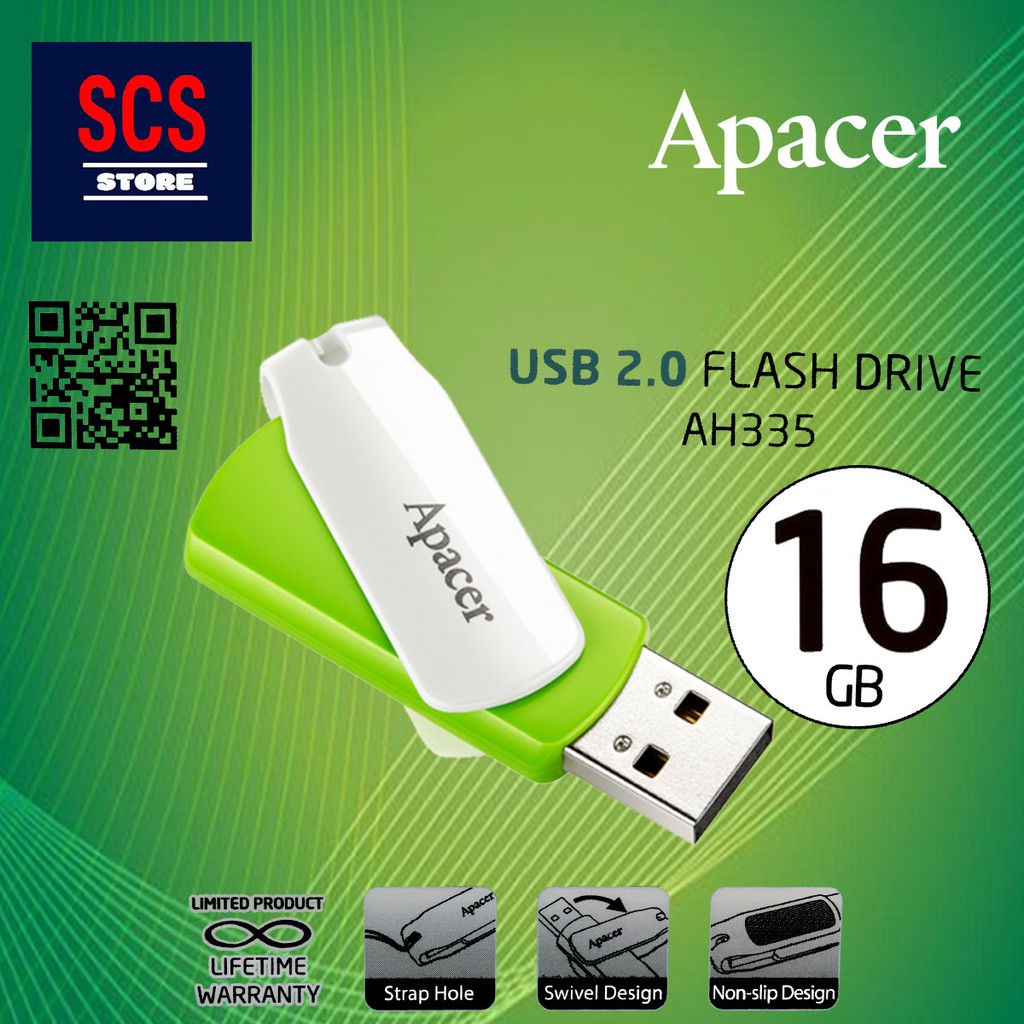 APACER AH335 16/32GB USB 2.0 Flash Drive | Shopee Malaysia