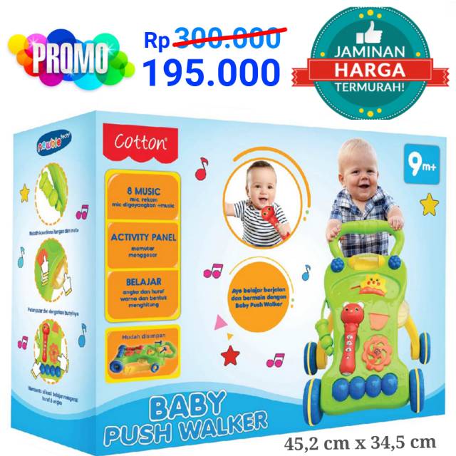 stroller belajar jalan bayi