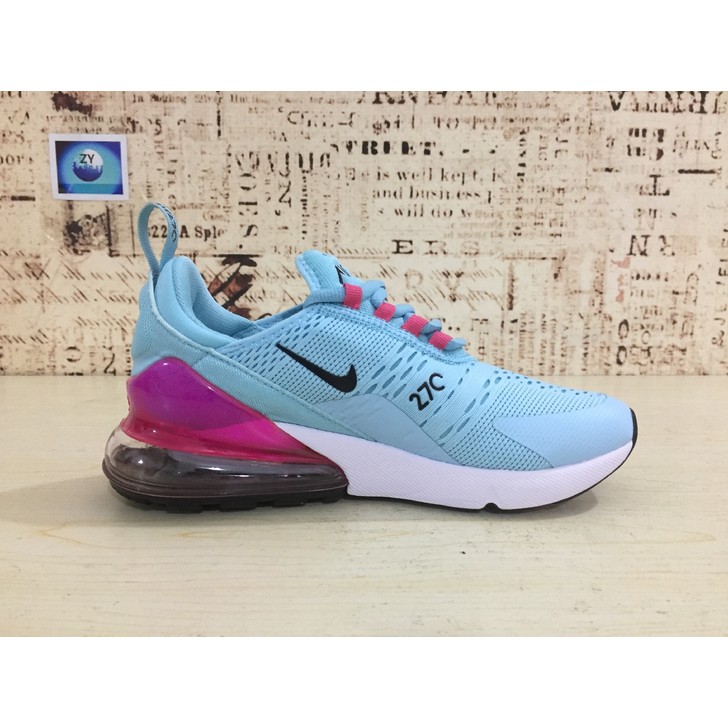 Girls Nike Air Max 270 Blue Pink Grade School Cheap Sale Shopee Malaysia