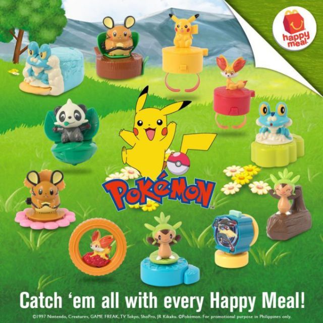 detective pikachu happy meal toys