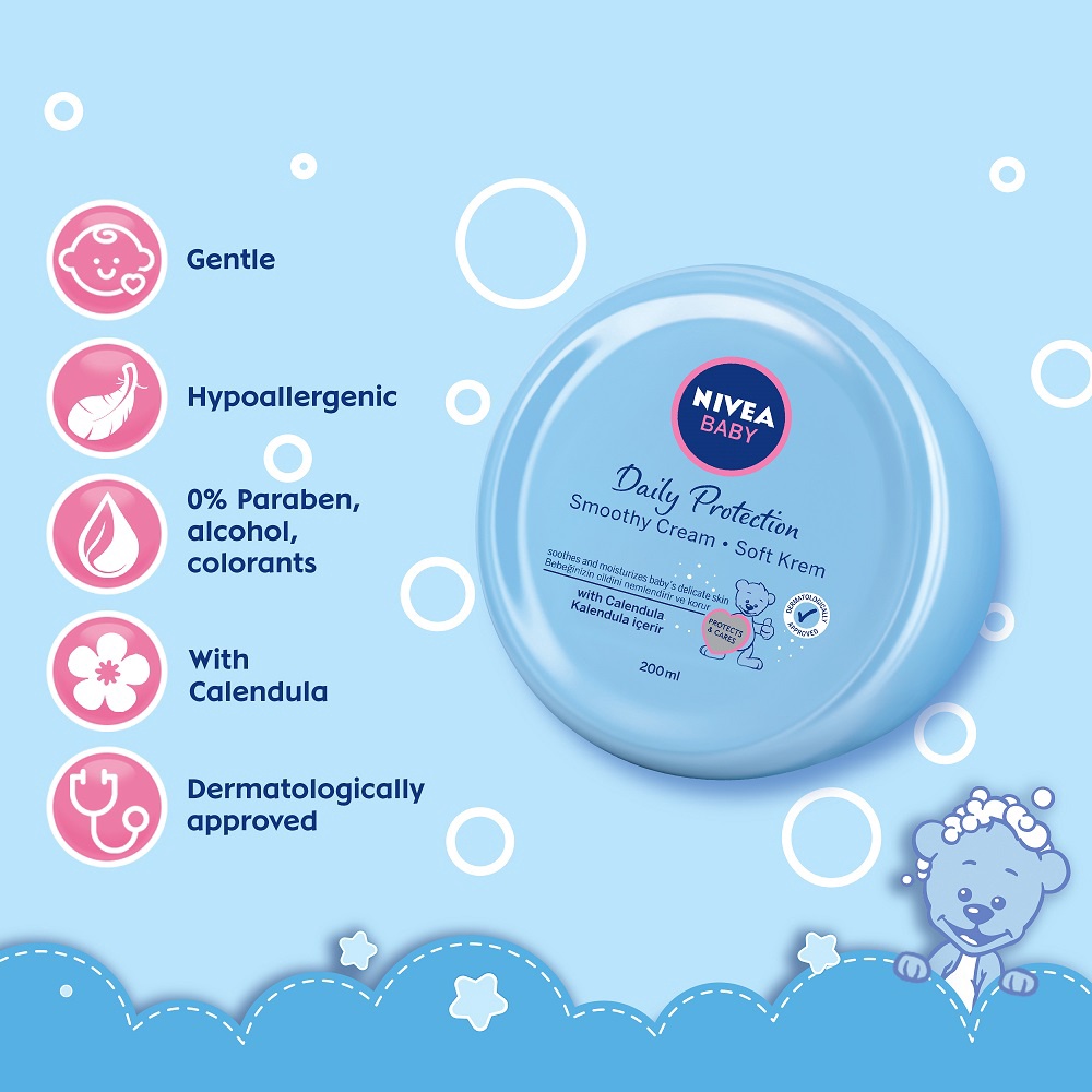 Nivea Baby Caring Soft Cream 200ml