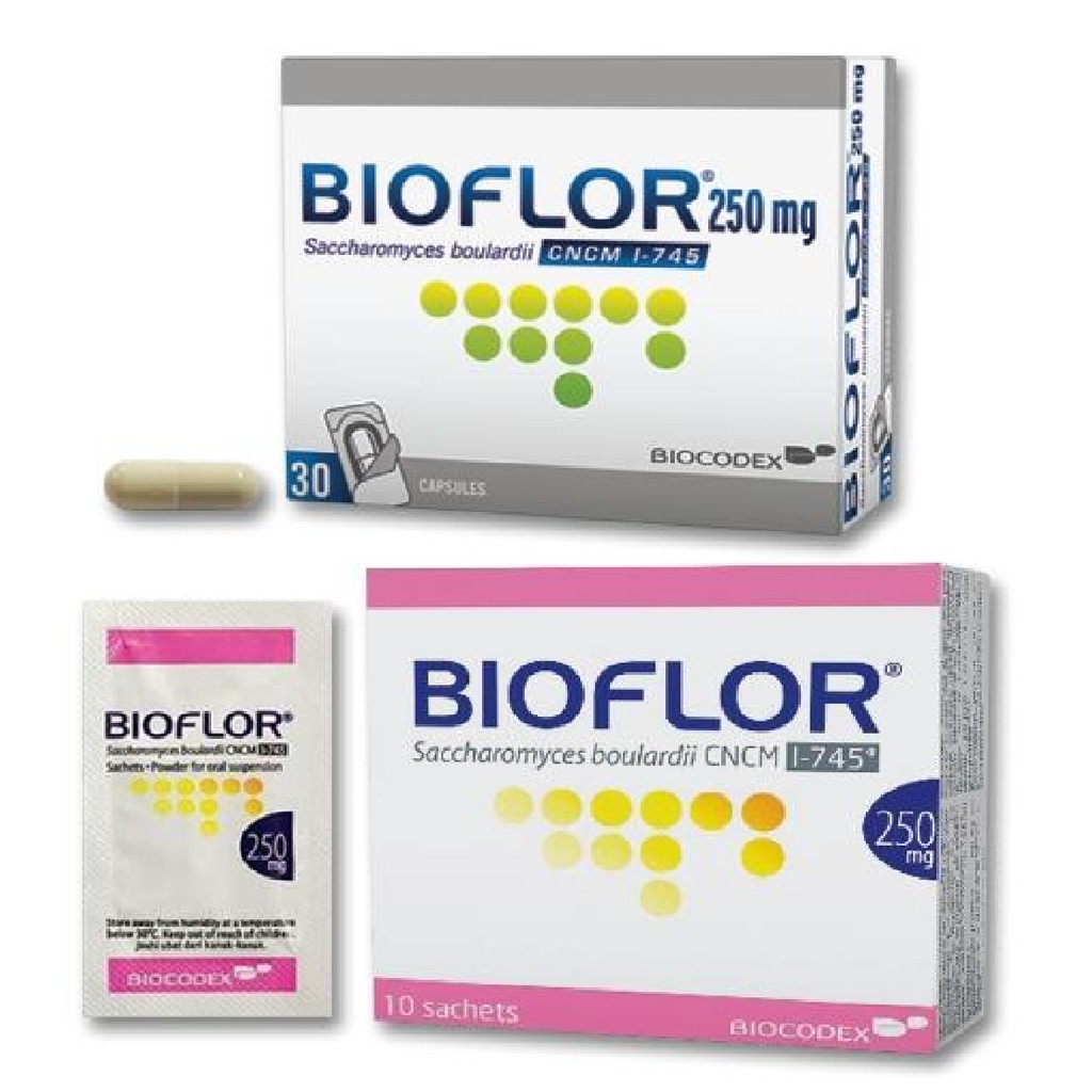 Bioflor Saccharomyces Boulardii Cncm I 745 250mg 10 Sachet 30 Capsule Shopee Malaysia