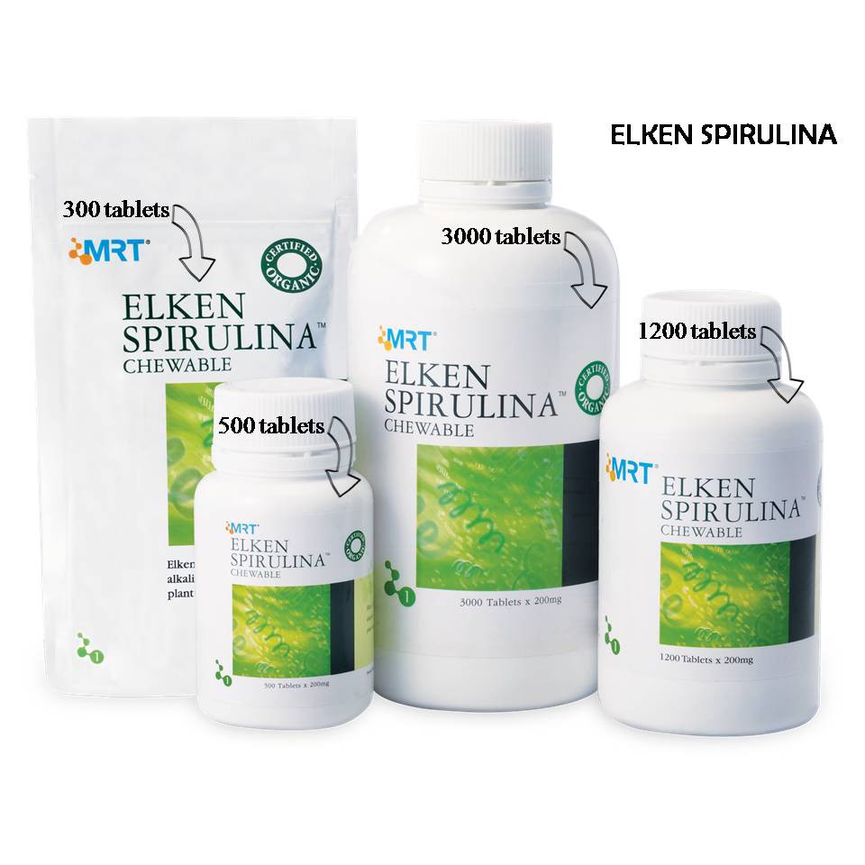 100 Elken Spirulina 300 Tablets Shopee Malaysia