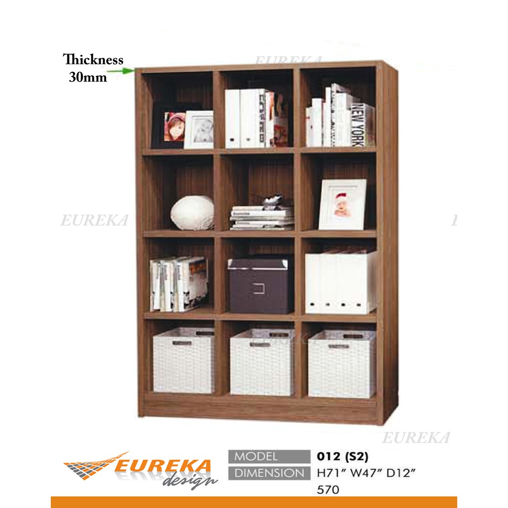 Eureka Ash Open Shelf Filing Cabinet Almari File Office Locker Multi Storage Deliver Installation Klang Valley Shopee Malaysia