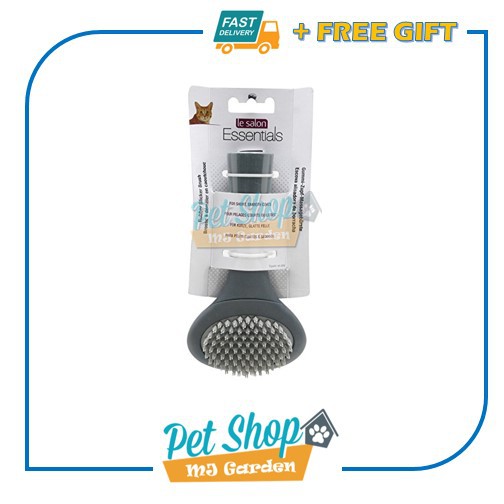 Le Salon Essential Cat Rubber Slicker Brush Small
