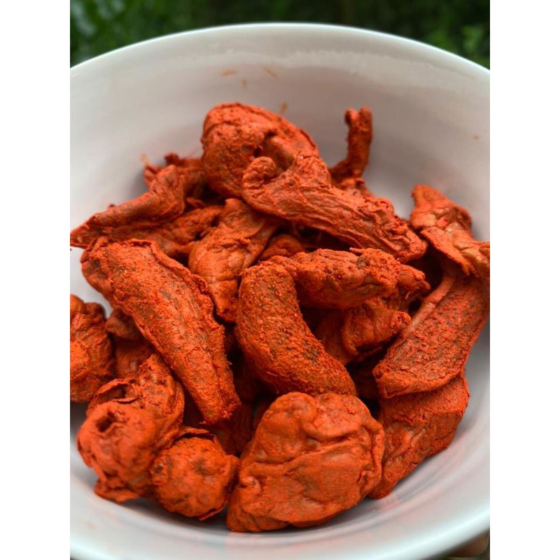Asam Halia Merah Masam Manis Pedas Red Ginger Dried Kering Masin Sour Jeruk Asam Buah 100gram Halal