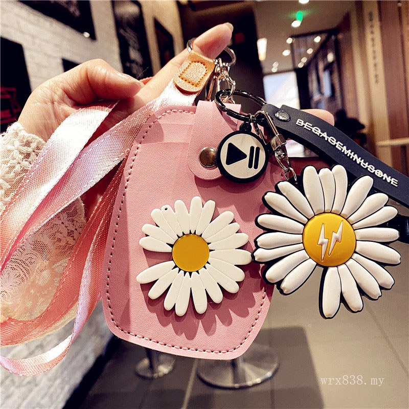 Little Daisy card holder bus meal card student school card with halter card holder Keychain Car