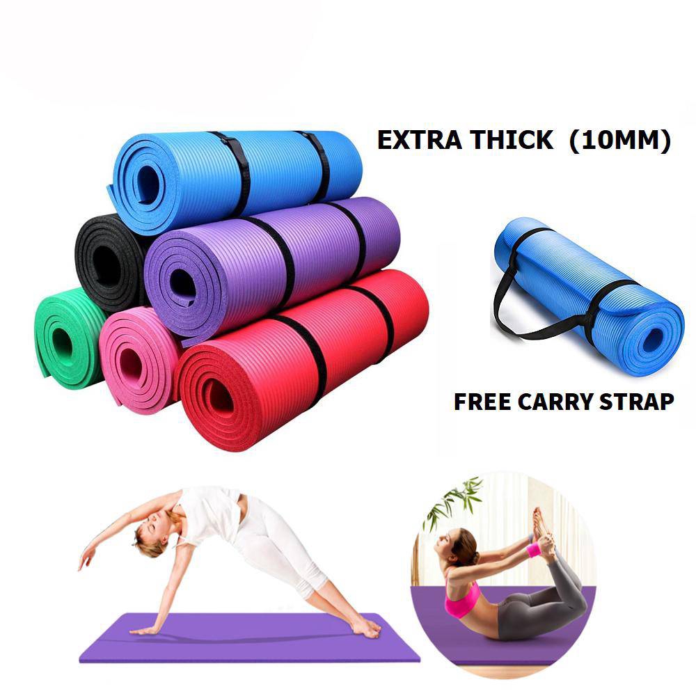 Tm046 Yoga Mat Gym Exercise Fitness Workout Non Slip Yoga Mat Tikar 3249