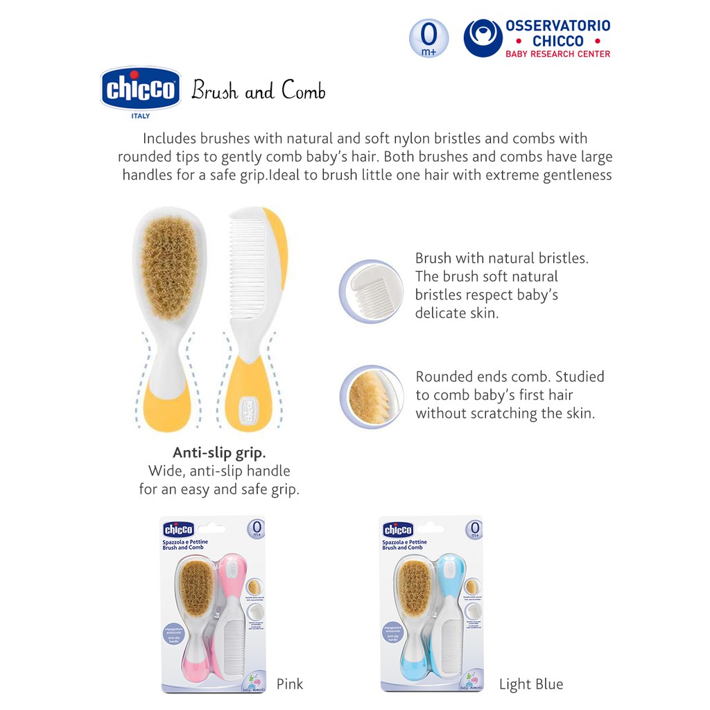 chicco baby hair brush