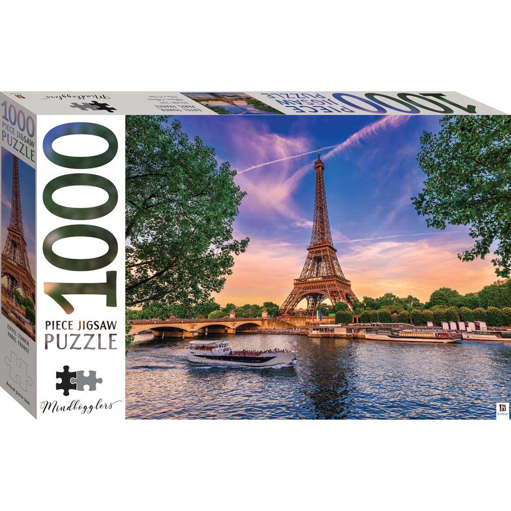 1000 Piece Jigsaw Puzzle: Eiffel Tower, Paris, France ...