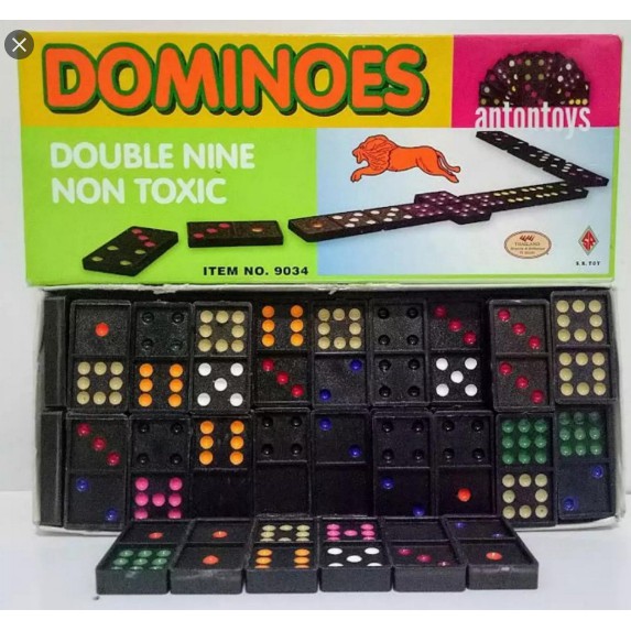 Multi Have Nomino 54/28 big Domino game children's play Essential - Image 3