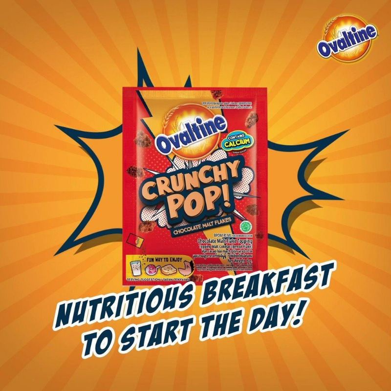 [TKM] Ovaltine Crunchy Pop ( 8g x 1 Piece ) | Shopee Malaysia