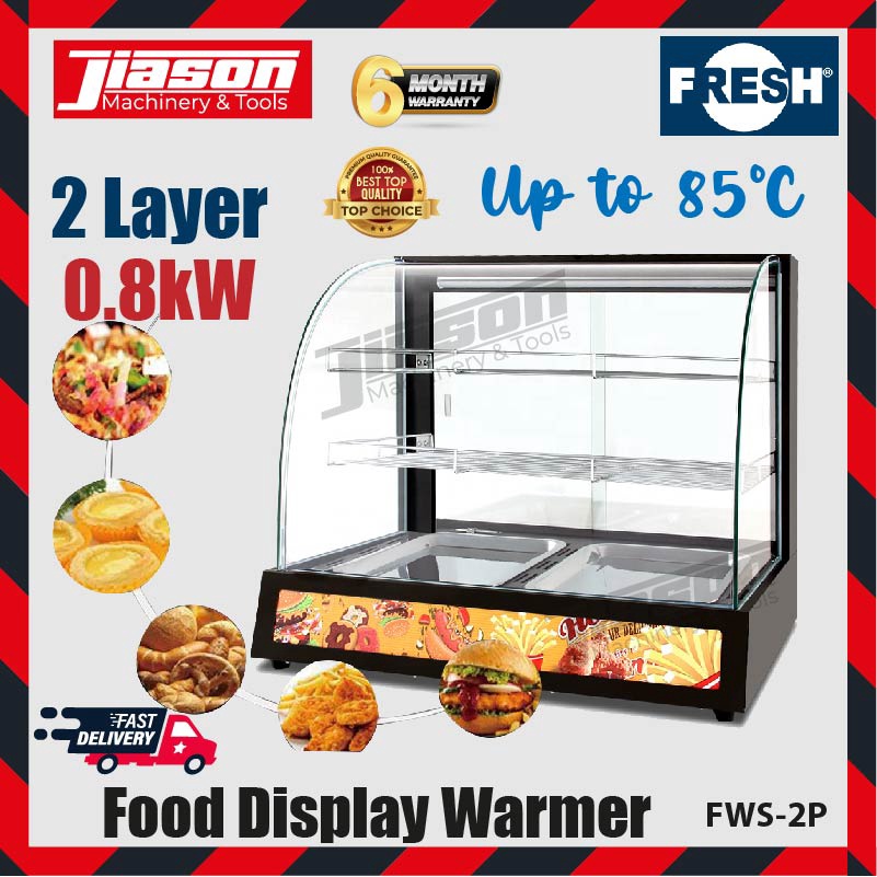 FRESH FWS-2P 0.8kw 2 Layer Food Display Warmer / Showcase