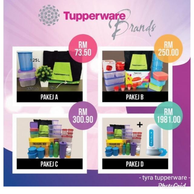 Pakej Join Ahli Tupperware Shopee Malaysia