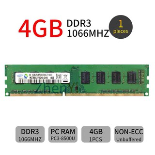 Samsung 4gb Pc3 8500 Ddr3 1066mhz Dimm 1 5v 240pin Desktop Pc Computer Ram Memory Ad34 Shopee Malaysia