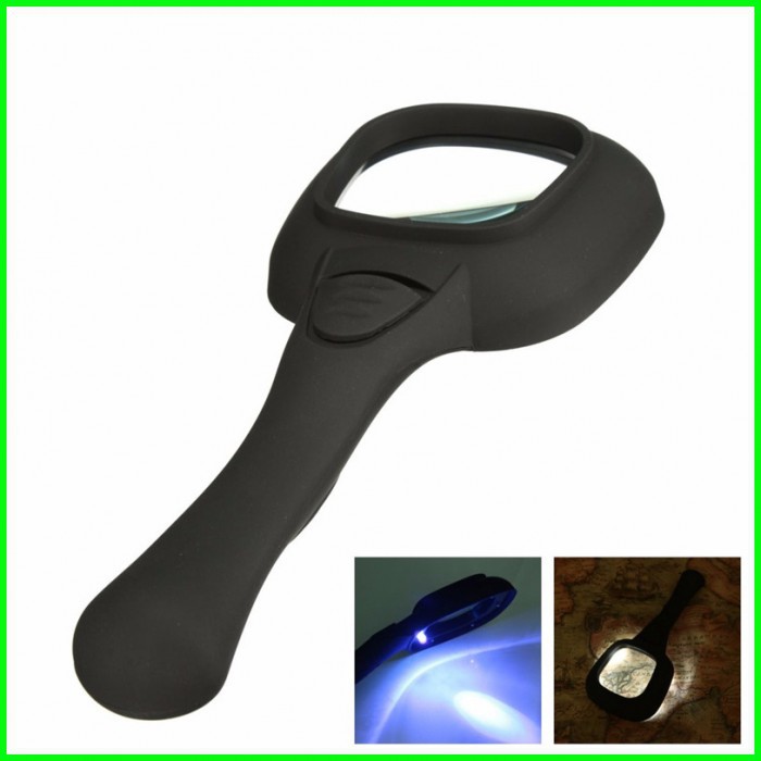 HANDHELD MAGNIFIER GLASS LENS WITH LED AND UV LIGHT Shopee Malaysia