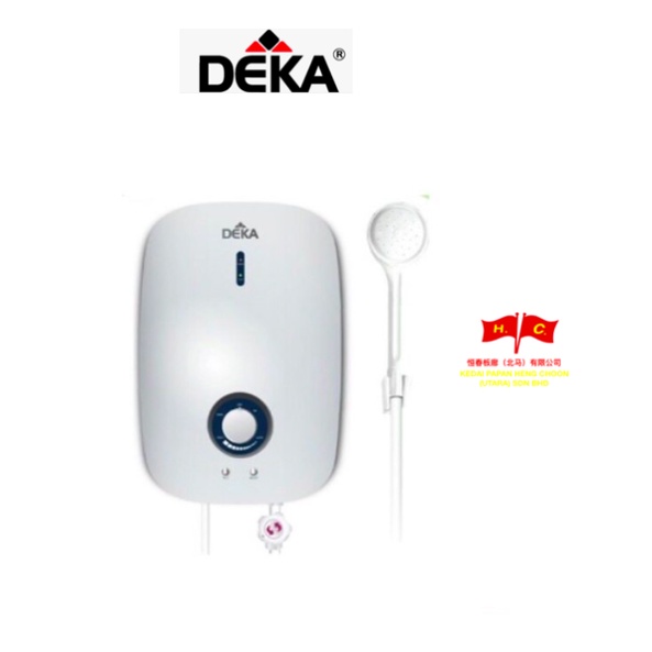DEKA Water Heater DEKA D50 Non Pump Instant Heat Shower Heater White