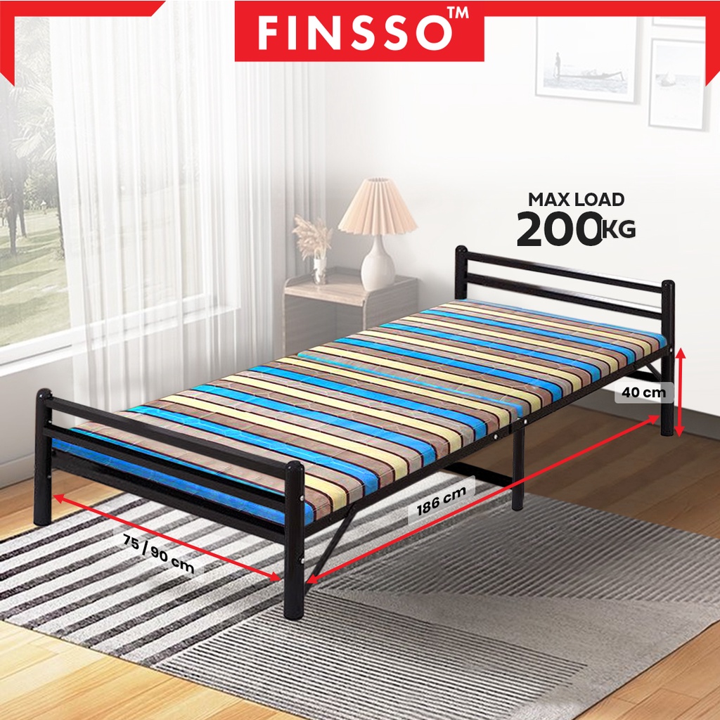 READY STOCK FINSSO: ARIAL BED FRAME WITH FREE TOPPER / KATIL / TILL THIS WEEK ONLY!!!