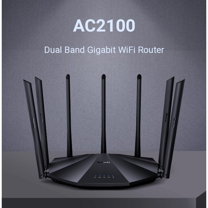 Tenda Ac23 Ac2100 Dual Band Gigabit Wifi Router For Unifi Turbo Maxis Fibre Time Fiber 