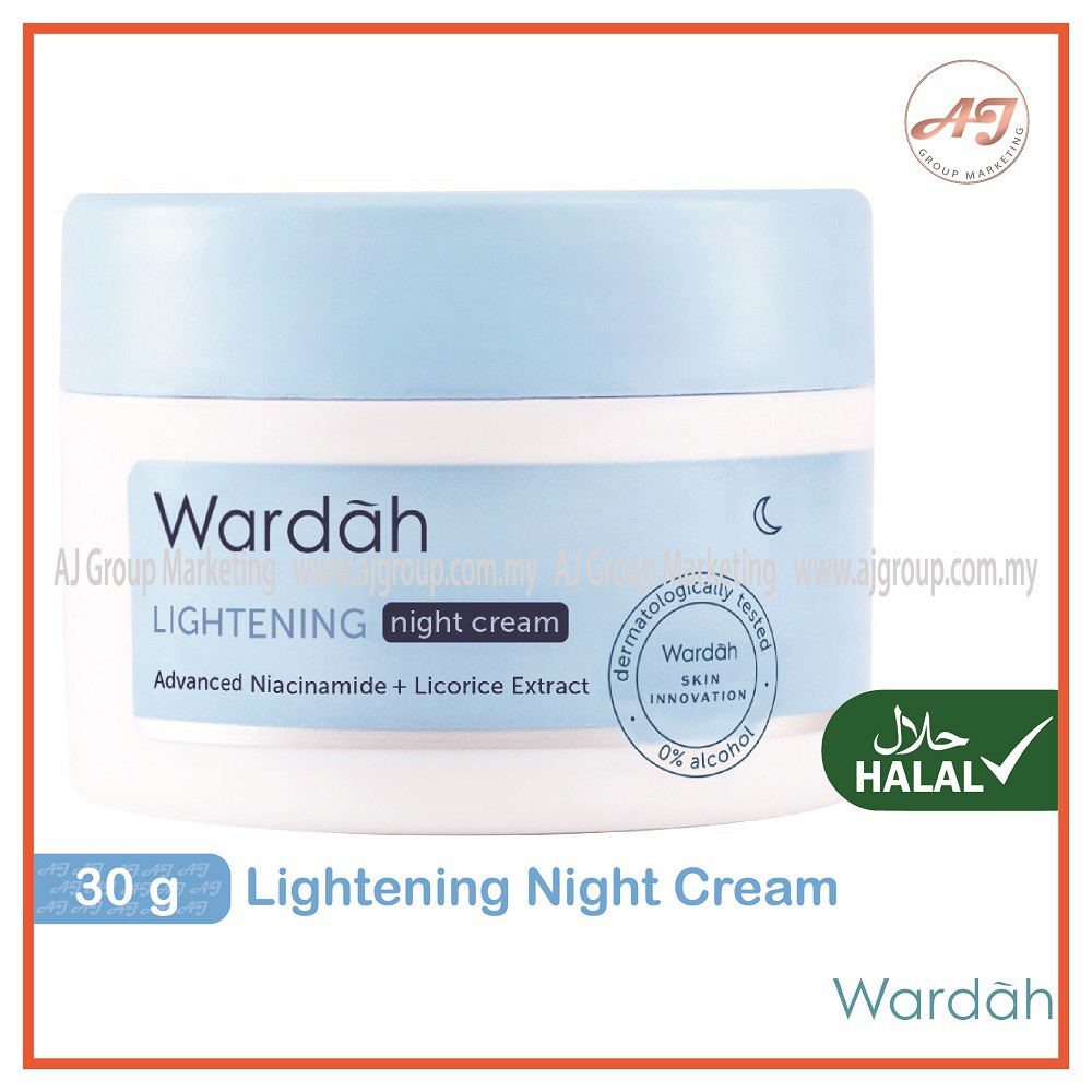 Wardah Paket Lightening Cream Malam Dan Siang Lazada Indonesia