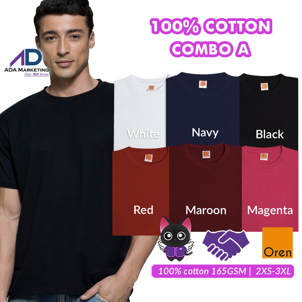 oren sport t shirt size