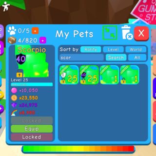 Roblox Cheap Bubble Gum Simulator Pets Crystal Defender For - roblox tracker player bubble gum sim