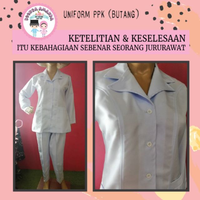 Uniform Pembantu Perawatan Kesihatan Gred U11