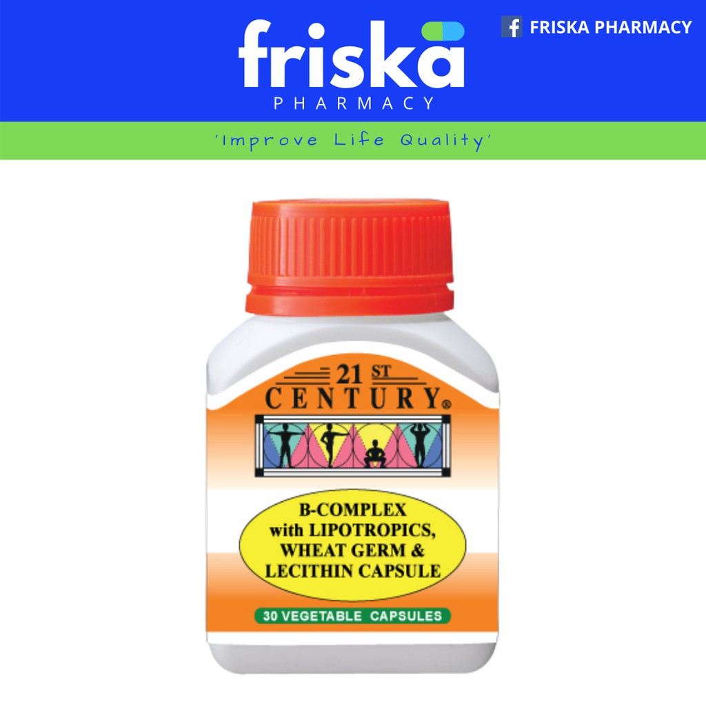 21st Century with LIPOTROPICS, WHEAT GERM & LECITHIN (30 Capsules) Shopee Malaysia