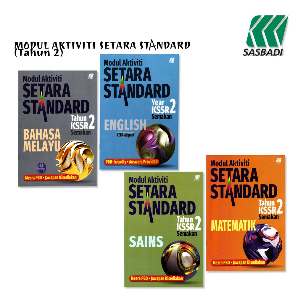 Sasbadi Activity Book Darjah Modul Aktiviti Setara Standard Kssr Shopee Malaysia