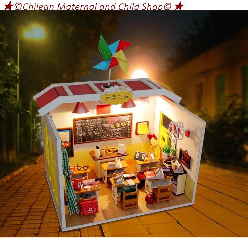 diy miniature classroom