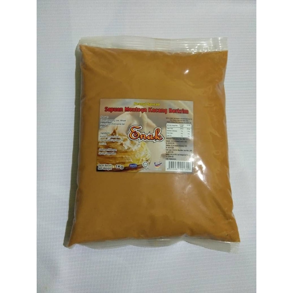 1KG Peanut Butter Creamy/ mentega kacang | Shopee Malaysia