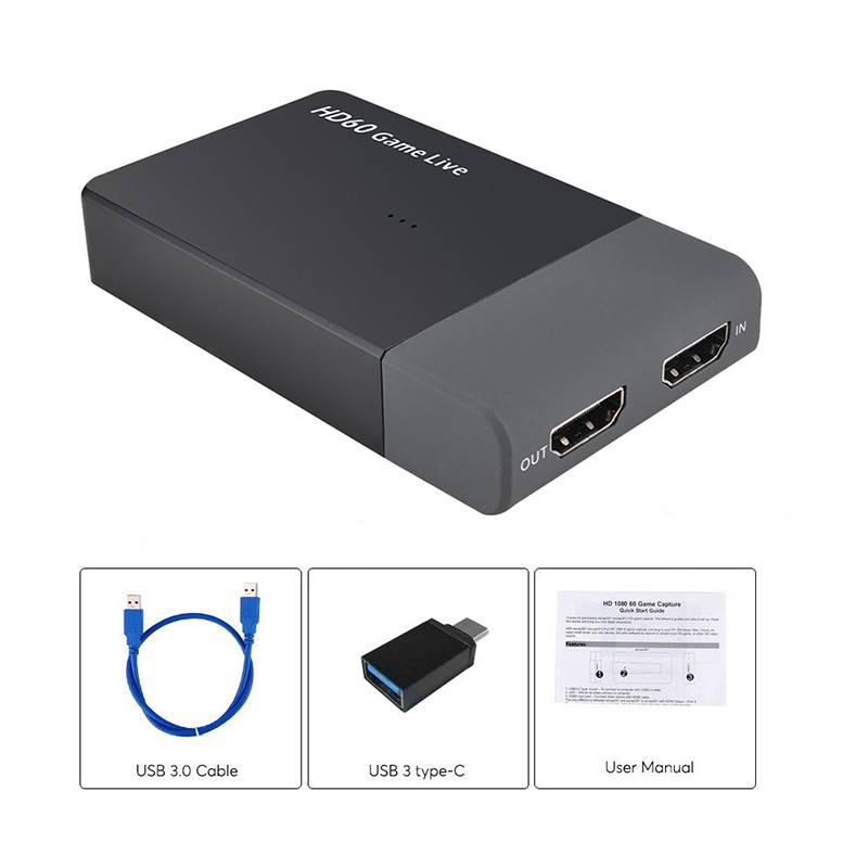 Ezcap 261m Hdmi Hd Video Capture Card Usb3 0 1080p Video Game Capture And Live Stream Shopee Malaysia