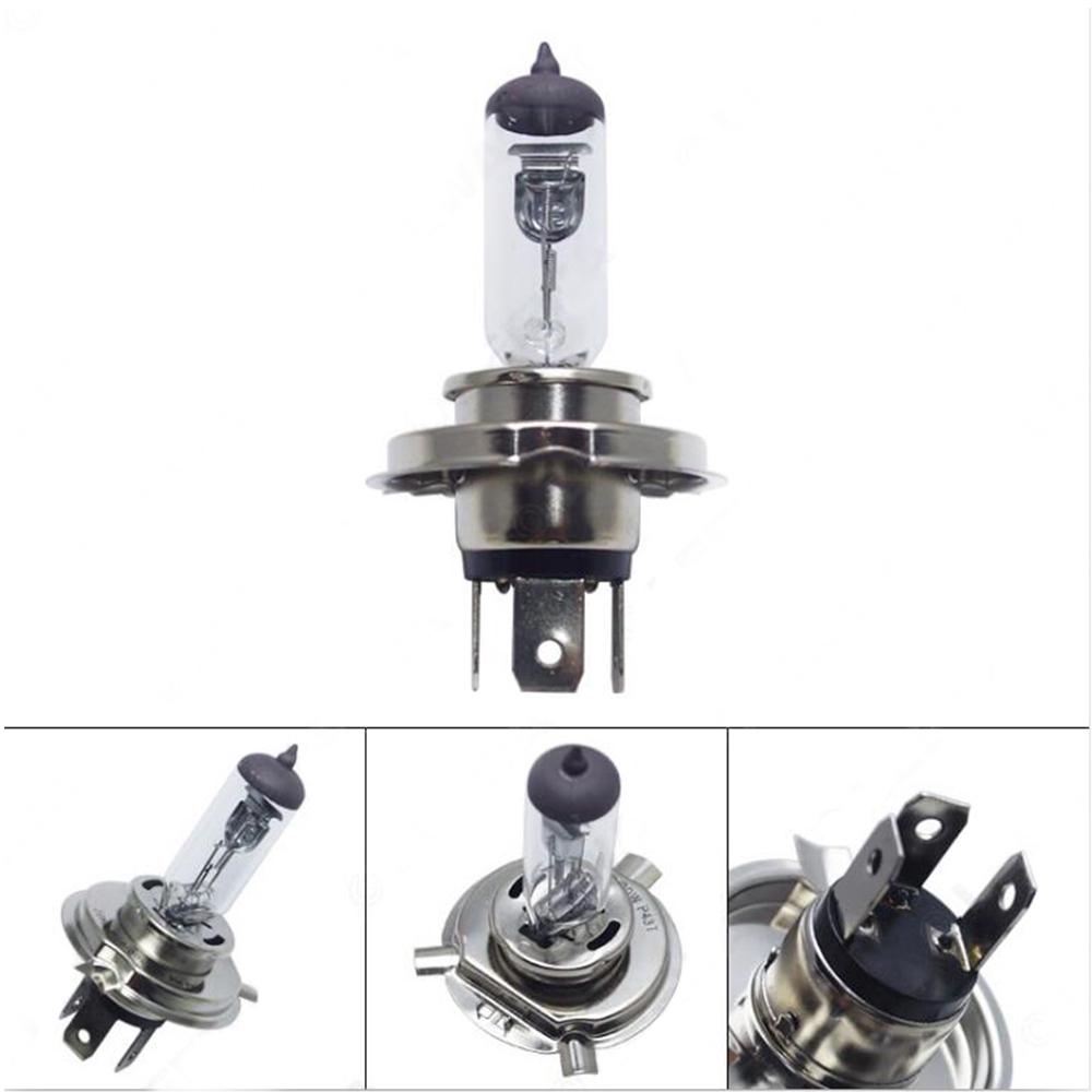 1pcs Car Headlight Super Bright Halogen Bulb H1 H3 H4 H7 4000K 12V 55W